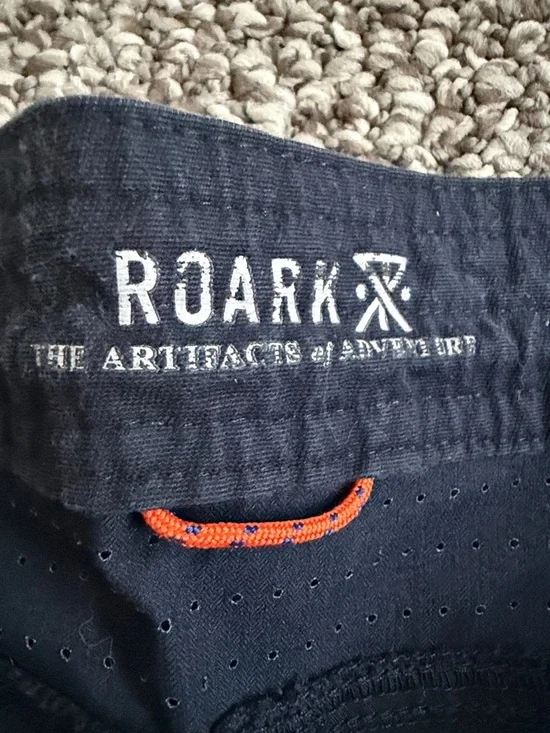 Roark Navy Zippered Drawstring Chino Pants - Picture 3 of 3